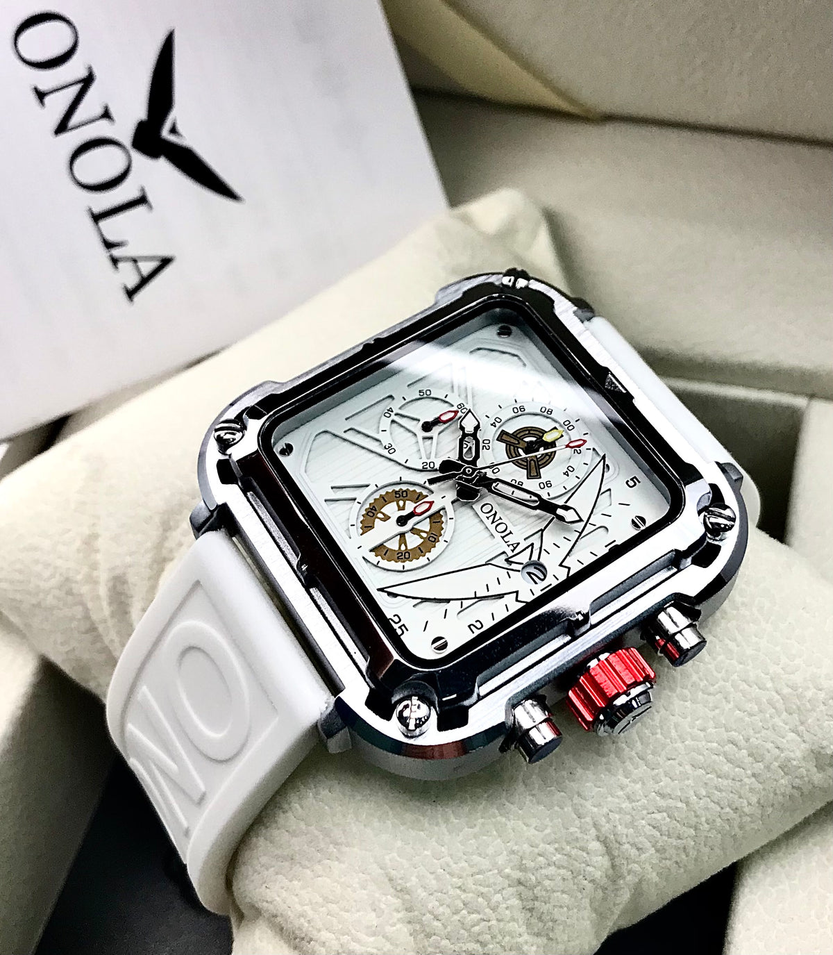 Reloj Onola 6831 Cuadrado Hombre