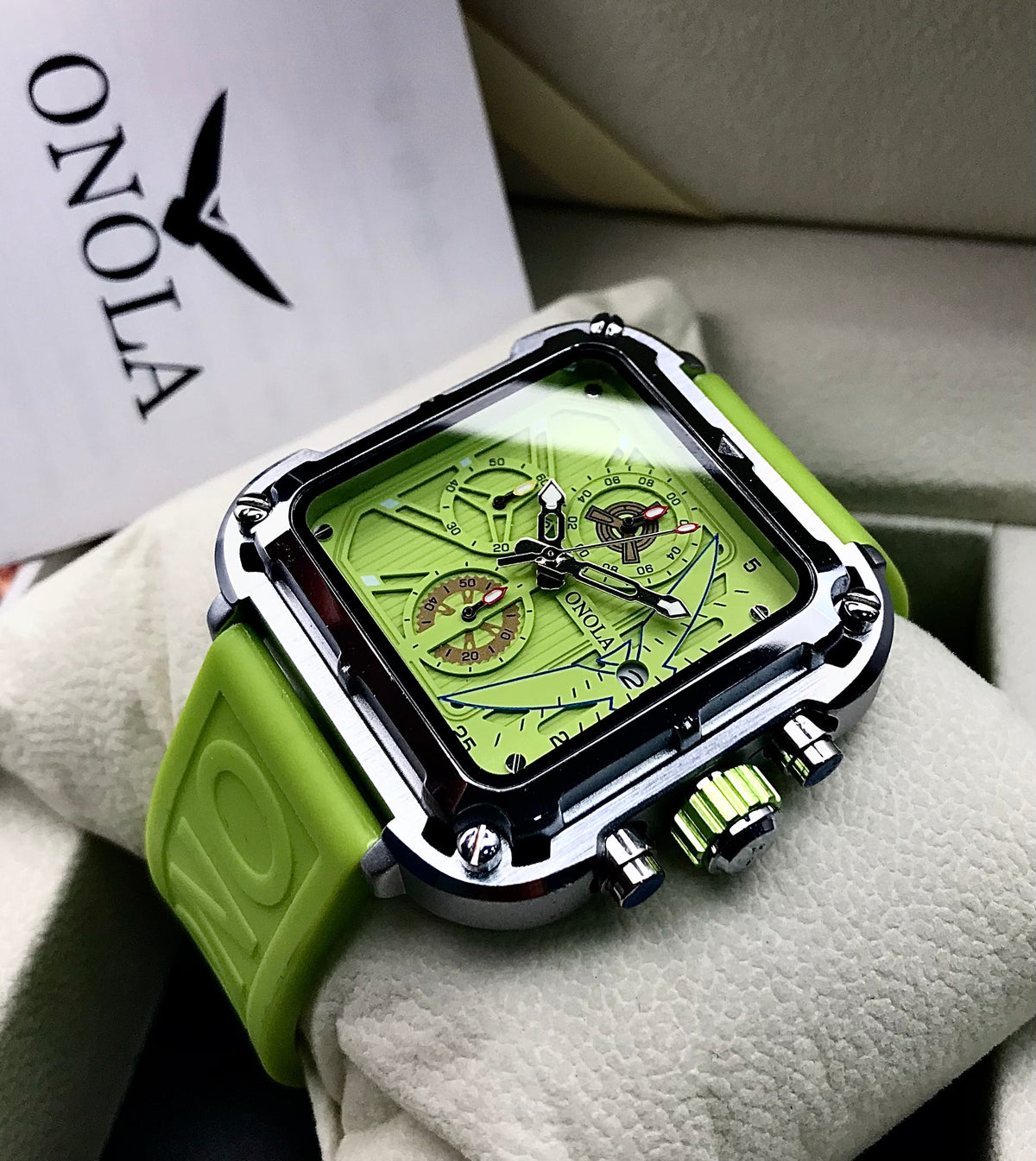 Reloj Onola 6831 Cuadrado Hombre